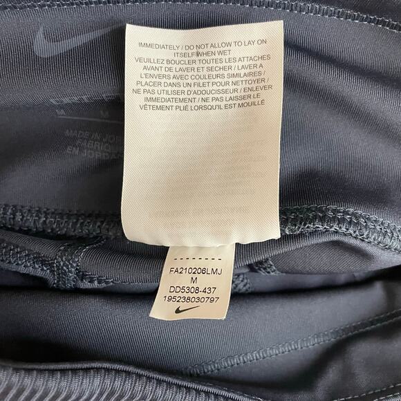 Nike Dri Fit Femme Fast 7/8 ankle Running Leggings Pants Thunder Blue Womens M - Picture 15 of 17